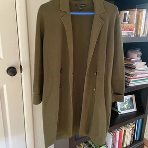 Cocoon Coatigan Sweater Shacket Olive 